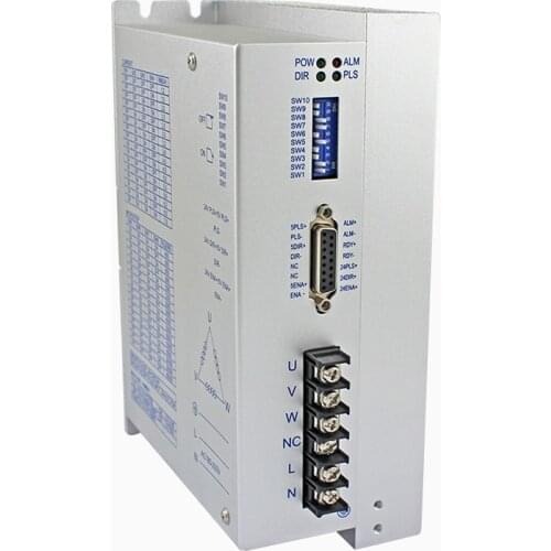 3-phase 86 digital stepper motor driver NEMA42 LC3722A 7A AC 220V supports 5V and 24V pulses for 110/130 stepper motors