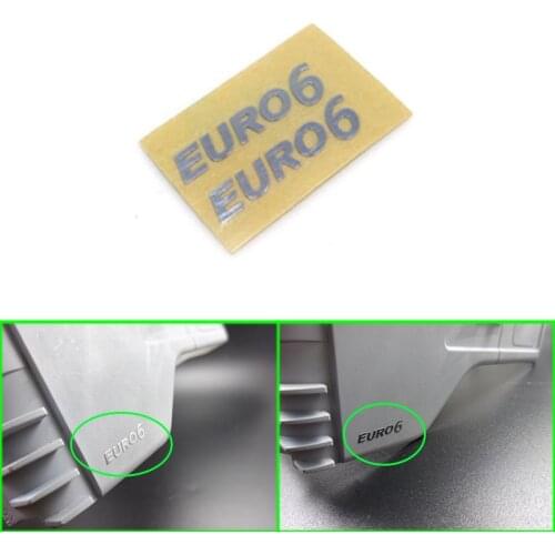 Euro 6 General Standard Decorative Sticker for 1/14 Tamiya RC Truck Trailer Tipper Scania R730 620 470 Car Diy Parts