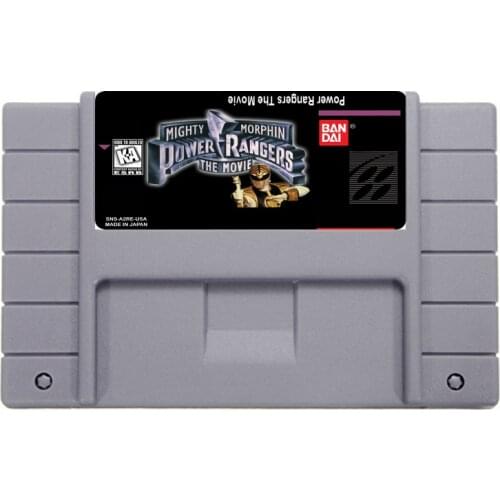 Hot Selling 16bit 46pin Super Game Card - Power Rangers The Movie