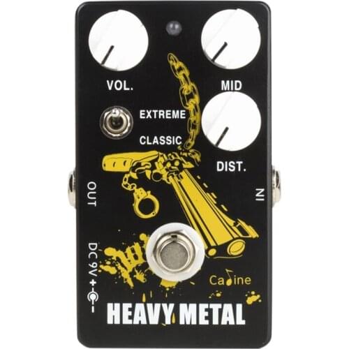 Hot AD-Caline CP-77 "Bounty Hunter" Heavy Metal High Gain Distortion Pedal Electric Guitar Effect Pedal True Bypass