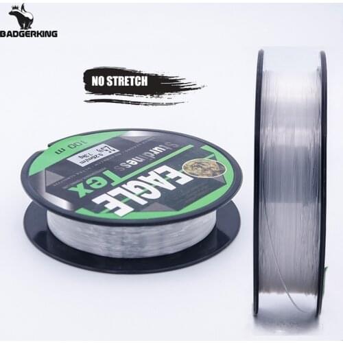 100m monofilament nylon fishing line low stretch special for lure fishing and jigging sensitive and easy for hooking the fish