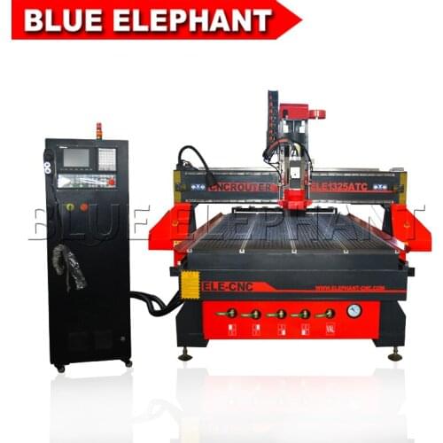 Cheap price ATC wood cnc router 1325 with 8pcs of Auto tool changer Art Wood Carving cnc router Wood 3D CNC Router For Sale