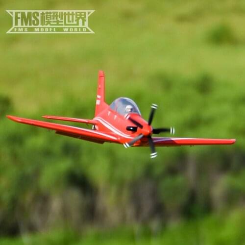 FMS RC Plane PC-21 PC21 1100mm Pilatus Trainer PNP with Retracts Reflex Gyro 6CH