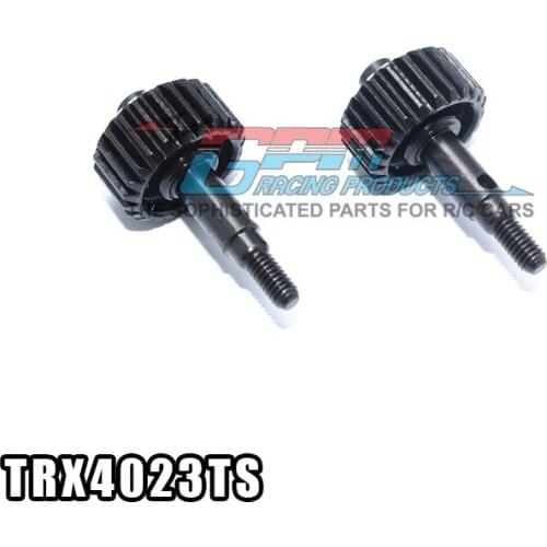 RC Car Parts 1/10 TRX4 TRX-4 Crawler Accessories 45 Steel Front Rear Cup Universal Drive Output Gears Straight Shaft 23T