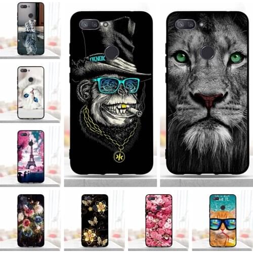 B Silicone Cover For Xiaomi MI 8 LITE Case Full Protection Soft TPU Cute Back Cover Phone Cases For Xiomi MI 8 Lite Bumper Coque