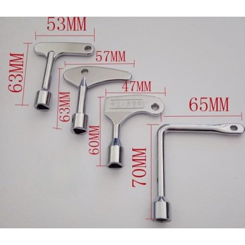 High Quality Triangle Key Lock Elevator Door Key Multifunction Electric Cabinet keys Universal Key