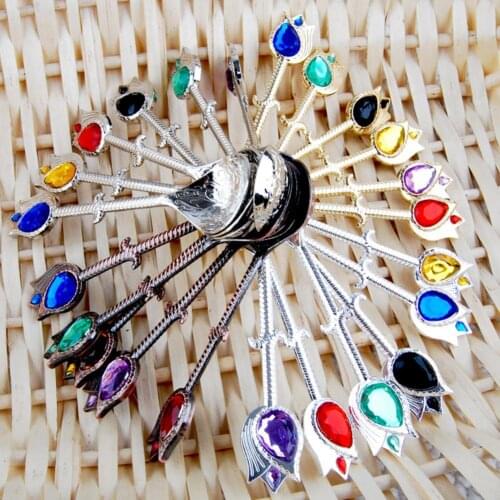 1PC Kitchen Dessert Spoon Retro Style mirror polish Coffee Milk Dessert Mixing Stirring Spoon Teaspoons Dinnerware Kitchen Tools