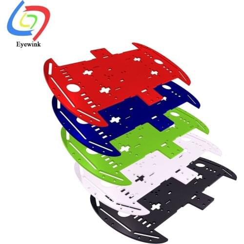 1pcs Smart Robot Car Chassis Kit Smart Car Chassis for 4WD Avoidance Tracking Motor