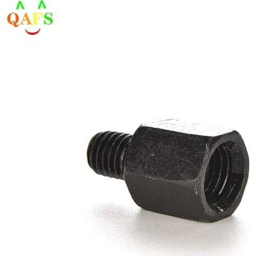 2pc Motorcycle or Scooter Mirror Adapters View Bolts Screw 10mm to 8mm Clockwise