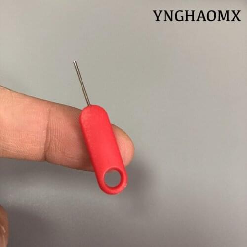 2000pcs/lot red color Sim Card Ejector Tool Sim Card Tray Eject Pin Key Tool For Mobile cell phone wholesale