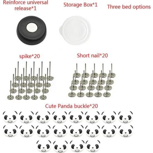 8pcs Quilt Holder Winter Thick Quilt Antiskid Panda Quilt Cover Clip Nail Remover Cartoon Supermarket EAS Tag Quilt Holder Set