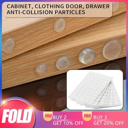 80pcs Silicone Door Pads Shock Absorber for Door Blocker from Through the Bar Protection Stopper Self-adhesive Furniture Bumpers