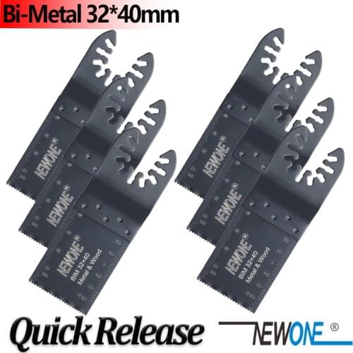 Quick Release Bi-Metal Saw Blades Oscillating Tools for Wood Metal Cut NEWONE Quick Change Multi-function Power Tool Saw Blade