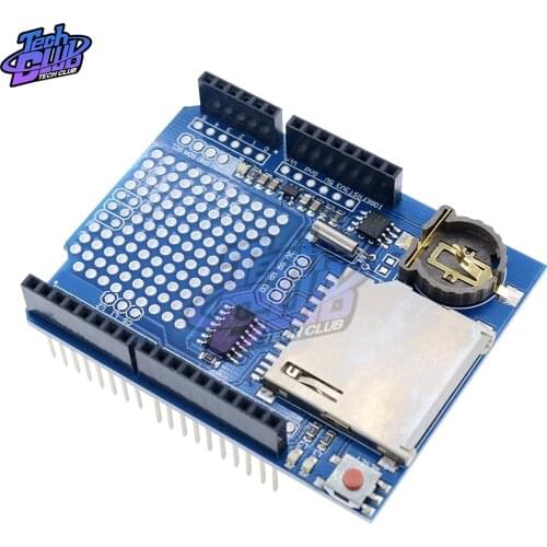 DS1307 Logging Recorder Data Logger Shield Data Recorder Module With Micro SD Slot V1.0 for Arduino