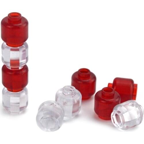 90pcs Smartable Round Figure Head Street Light Building Blocks Creator MOC Parts Bricks Toys For Kids Compatible with 30011/3626