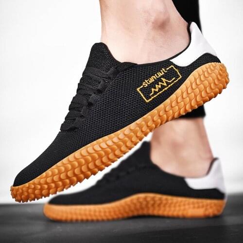 Large Size Summer Non-slip Mens Running Shoes Mens Sports Cheap Mens Shoes Casual Men Sneakers Man Sport Shoes Black Gym A-521