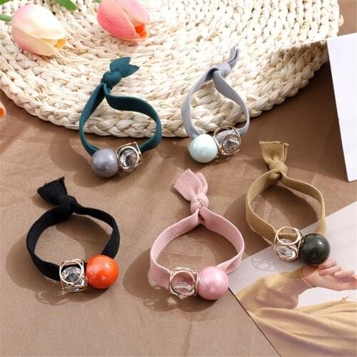 Hot Selling New Arrival Fashion Korean Style High Elastic Hair Band Ruber Hair Rope Hair Rings Simle Fine Design Hair Accessory