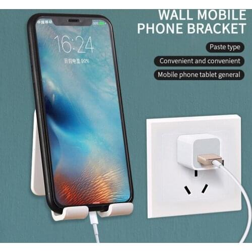 Mobile Phone Stand Bracket Multifunction Bracket Self Adhesive Universal Stand Accessories For Bathroom Toilet Bedside Wall