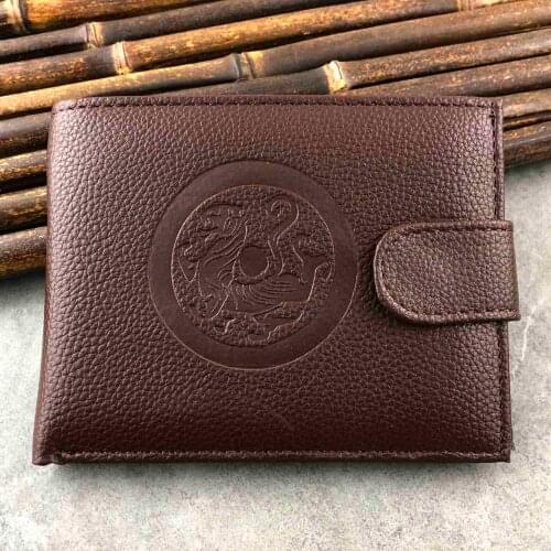 Wallet for Men Genuine Leather Bifold Stylish Wallet With ID Window Coin Purse