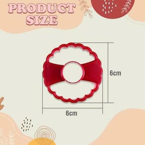 6pcs Plastic Donut Mold Set Non-Stick Cutter Mold Cake Chocolate Candy Biscuit Pastries Mould MUMR999