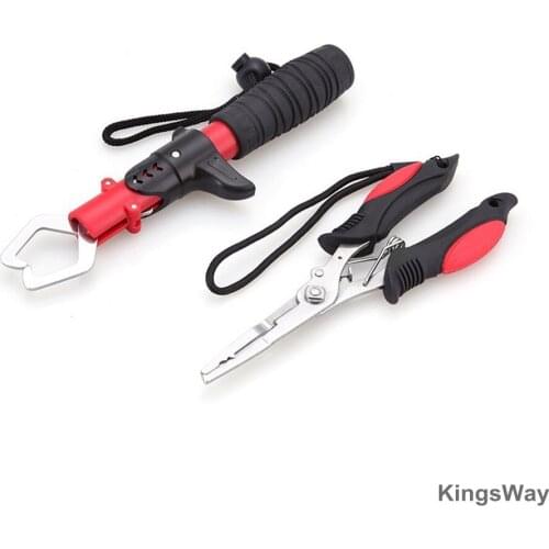 Fishing Pliers Grip Set Fishing Tackle Hook Recover Cutter Line Split Ring Fishing Tool Hot Aluminum Alloy