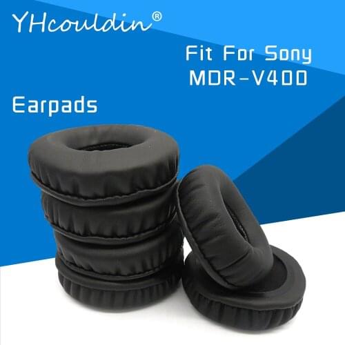 YHcouldin Earpads For Sony MDR V400 MDR-V400 Headphone Accessaries Replacement PU Leather Soft Material
