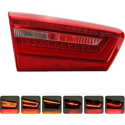 New Left Rear Tail Inner Turn Signal Brake Lamp Light Assembly Car Fit For Audi A6 C7 2010 2011 2012 2013 2014 2015 2016