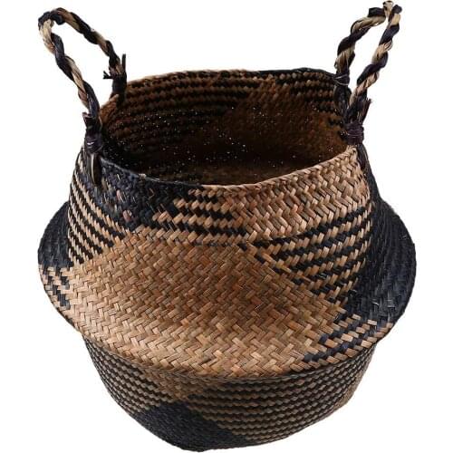 Woven Seagrass Basket for Plant Pot Cover (38X36CM)