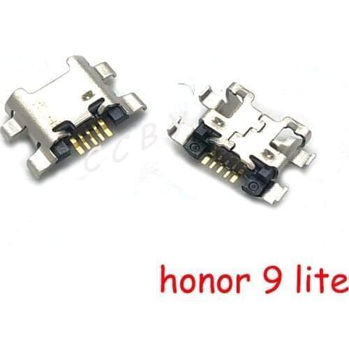 50pcs For Huawei Honor 7X 7A 7C 7S 9 Lite Micro USB Charging Port Dock Socket Plug Charger Connector Socket Repair