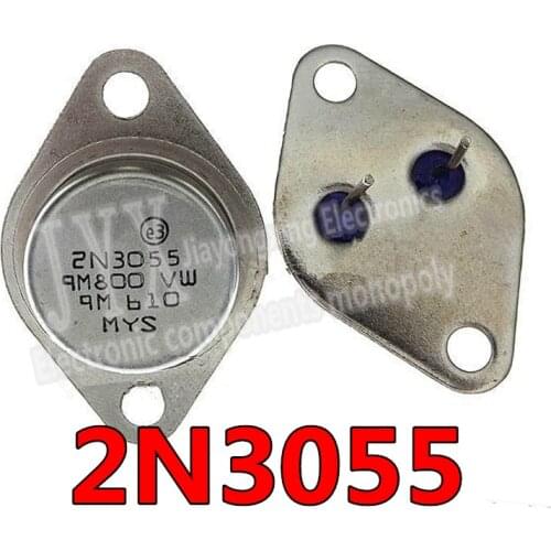 5PCS Transistor 2N3055 TO-3 15A 60V NPN AF Amp Au new original