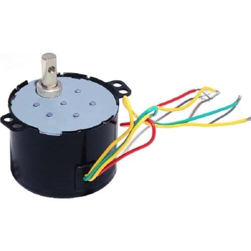 50KTYZ Permanent Magnet Synchronous Motor, AC 220V 50RPM, Barbershop Hair Salon Turn Light Motor