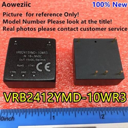 Aoweziic VRB2412YMD-10WR3 VRB2412YMD-10W VRB2412 New Original DIP Input: 18-36V Output: 12V 0.83A DC-DC 1.5KV Voltage Isolate