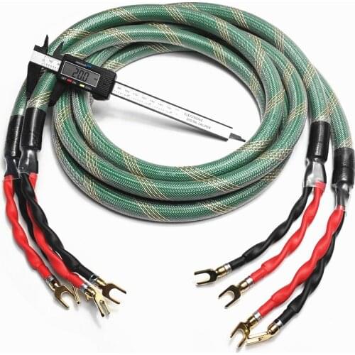 Mcintosh 4N Audiophile Silver Audio Plated Speaker Cable whit Banana Plug