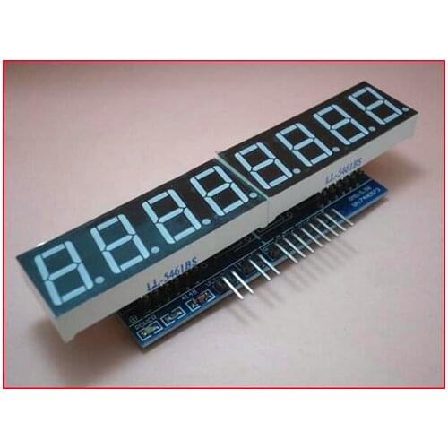 Free Shipping!!! 5pcs 8 digital display module / driver module eight / 74HC573 digital tube driver board / Electronic Component