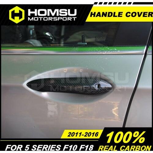 Carbon Handle cover for BM-W 5 Series F10 F18 2011-2016 carbon fiber Handle cover for BM-W 5 Series 520i 525i 528i 530i 535i