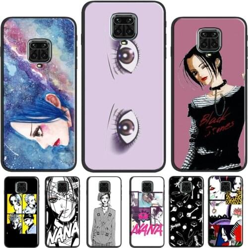 Anime Nana Osaki Case For Xiaomi Redmi Note 10 Pro Note 7 8 9 Pro 8T 9S Back Cover For Redmi 9 9A 9C 9T K40
