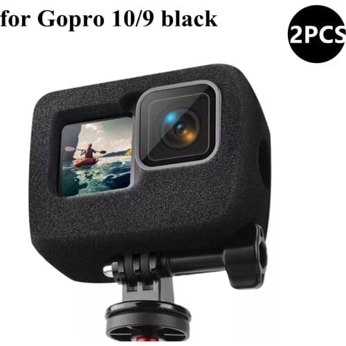 Windshield Wind Noise Reduction Sponge Foam Case For GoPro HERO 9 Cover Housing For Gopro Hero 9 Action Camera Accessorie