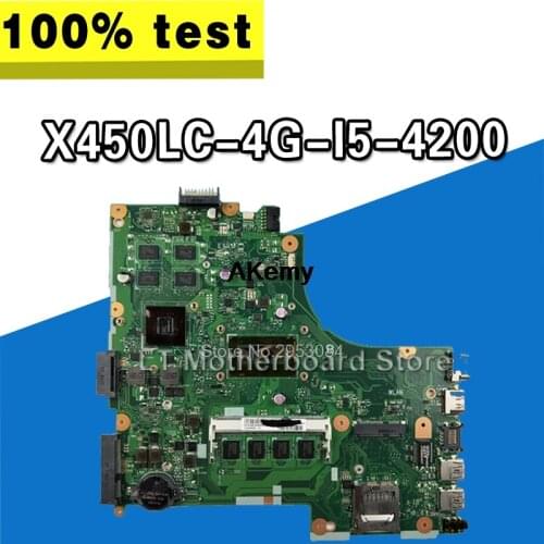 For Asus X450LC 4G I5 4200 Laptop Motherboard System Board Main Board Card Logic Board Tested Well S-4