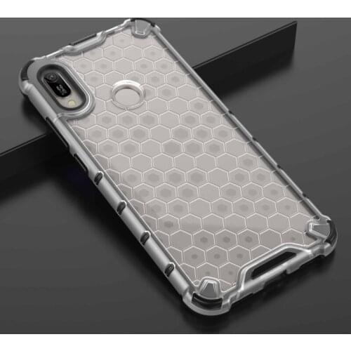 For Huawei Y6 Y7 Y9(2019) Honeycomb Shockproof PC + TPU Mobile Phone Protective Case for Huawei Y6 Y7 Y9(2019)