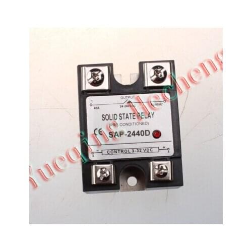 Dual Relay SSR Input 3-32VDC Output 240VAC 40A Random Turnon For Crydom SAP2440D