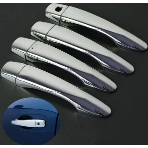FUNDUOO For Nissan Qashqai J11 2014 2015 2016 2017 High Quality Chrome Door Handle Cover Pad Sticker Molding Styling Overlay