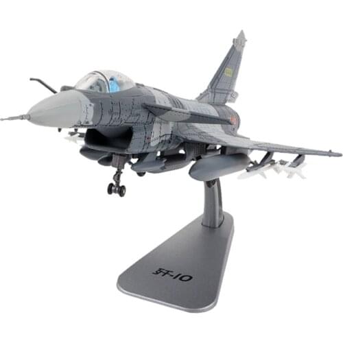 Diecast Alloy 1/72 Fighter J10 Military Parade Simulation Military Model Metal Die-Cast & Toy Plane for Collection Decoration