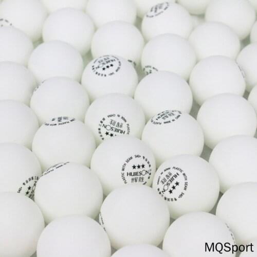 Huieson 100pcs/lot 3 Star New Material Environmental Ping Pong Ball S40+ 2.8g ABS Plastic Table Tennis Balls for Match Training