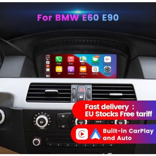 NaviFly Carplay Android Auto Car Multimedia For BMW 3 5 Series E60 E61 E62 E63 E90 E91 Support original car information