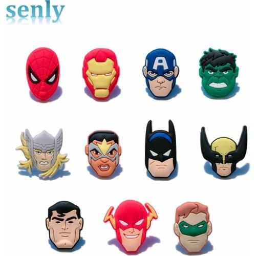 Novelty Single Sale 1pc PVC Shoe Charms Shoe Accessories Shoe Decoration for Croc JIBZ/ Wristbands kids Party Xmas Gift