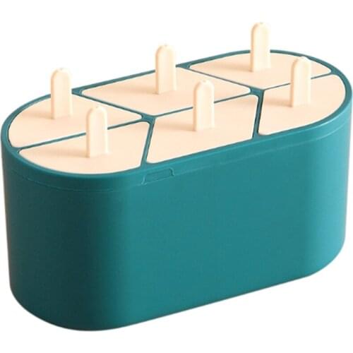 Plastic Ice Cream Popsicle Mold Ice Cream Tools Reusable Popsicle Jelly Box DIY Frozen candy color Ice Cream mould