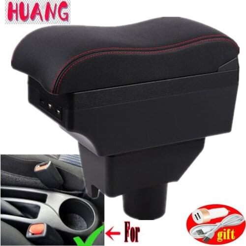 For TOYOTA Yaris armrest For TOYOTA Yaris Vitz Car armrest box car accessories central storage box Retrofit parts with USB