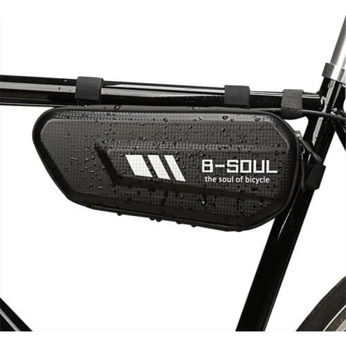 Durable Bicycle Hard Shell Triangle Bag Wear-resistant MTB Road Bike Triangle Bag Practical Hard Shell Large Capacity Bag