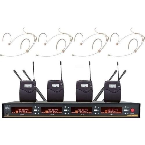 Bolymic Professional Stage Microphone System For Sennheiser Headset Wireless Microphones