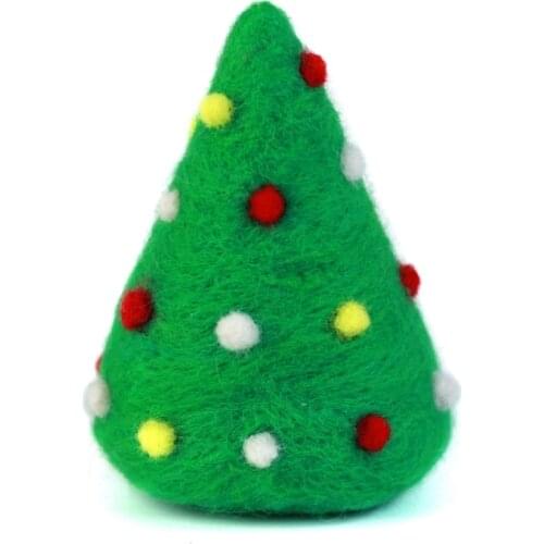 Christmas Tree Wool Felting Kit Christmas Needle Felting Kit Christmas Felt Gift Craft Kits Felting Wool Set English Manual